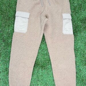 Nike Air Jordan Men’s Sherpa Pants Brown New Size S FV7450-223 NWT $110